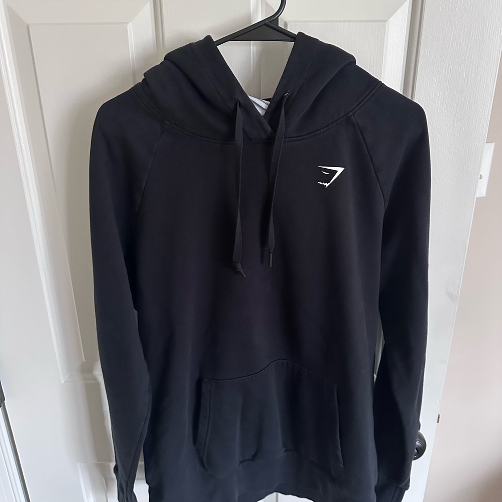 Gymshark Black Hoodie with Logo